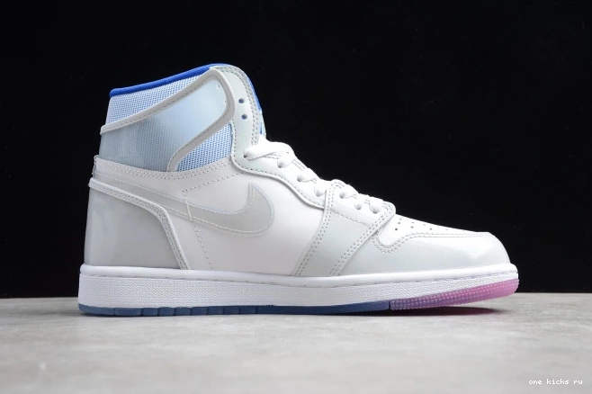 Cheap Jordan Racer Air White CK6637-104 Blue Zoom Retro 1 High 0723
